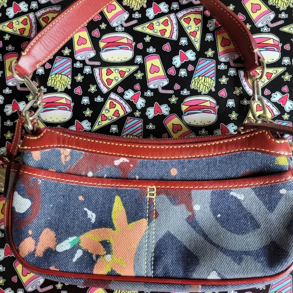 Dooney & Bourke Splash Small Baguette - Picture 2 of 9